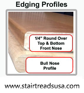 Bullnose Types False Stairs Treads